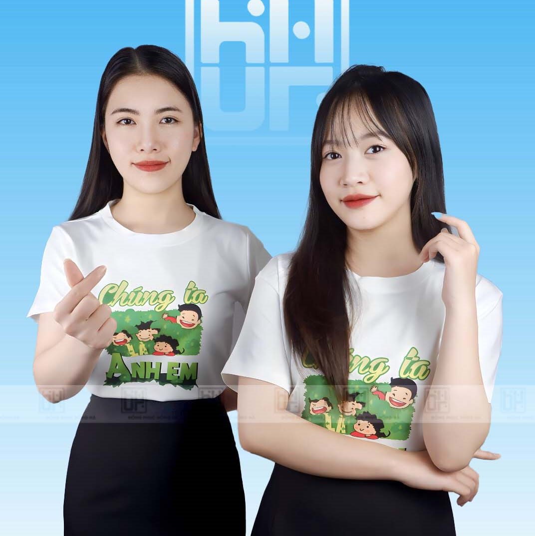 Đồng Phục Áo Team In Chuyển Nhiệt "Chúng Ta Là Anh Em"