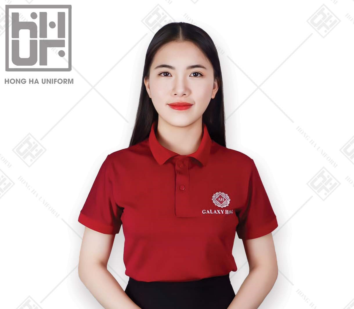 Đồng Phục Polo Màu Đỏ Đô