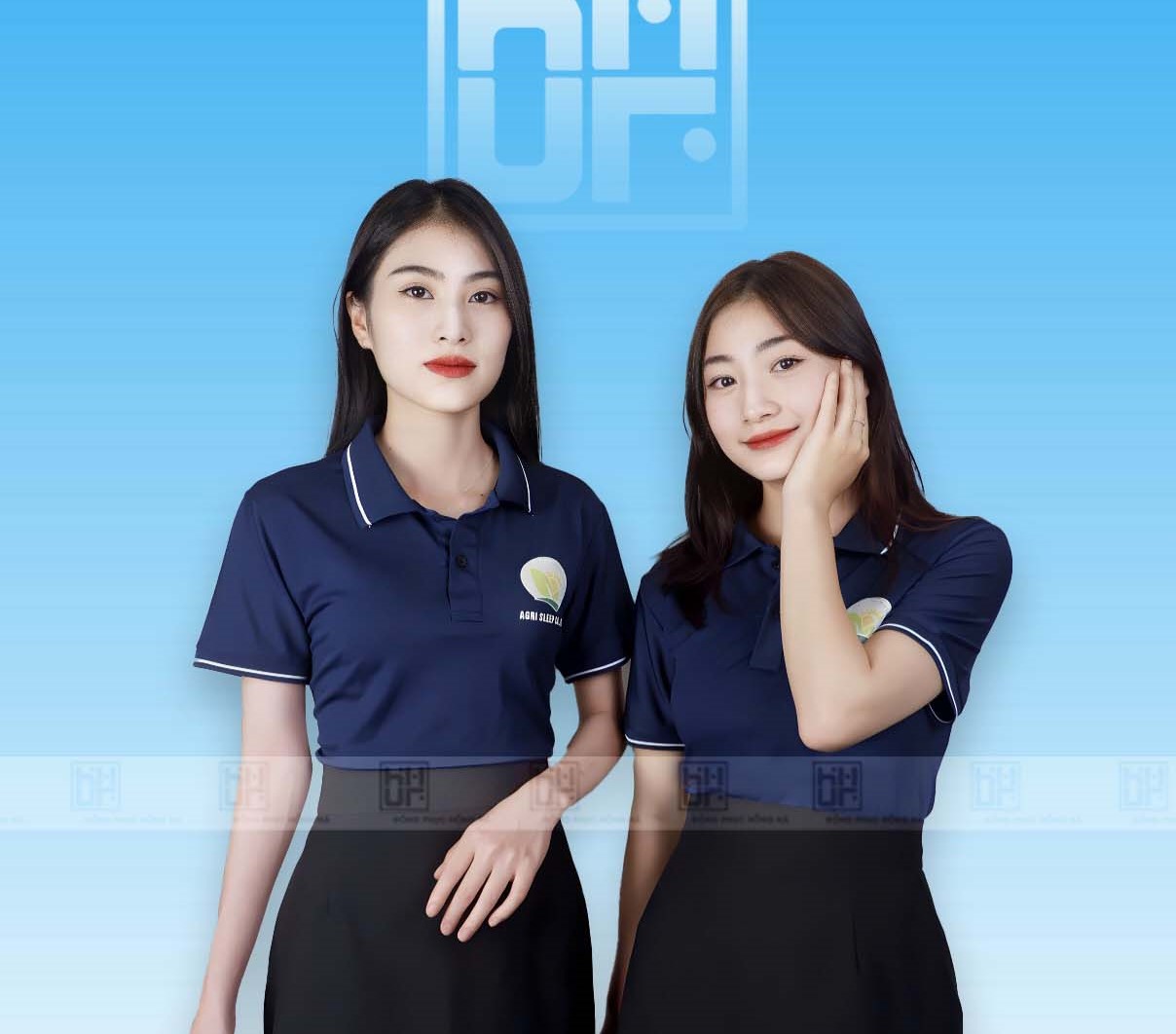 Đồng Phục Polo Màu Tím Than