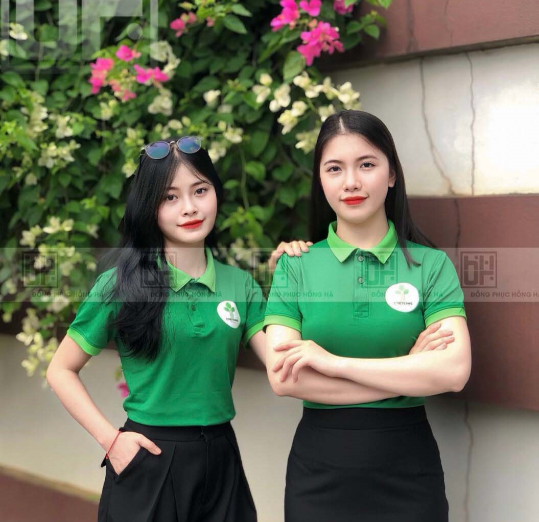 Đồng Phục Polo Xanh