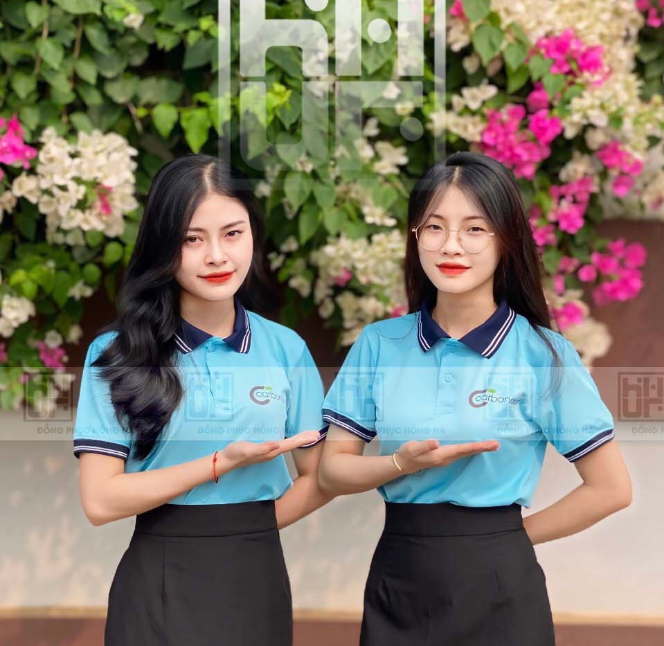 Đồng Phục Polo Màu Xanh Thiên Thanh