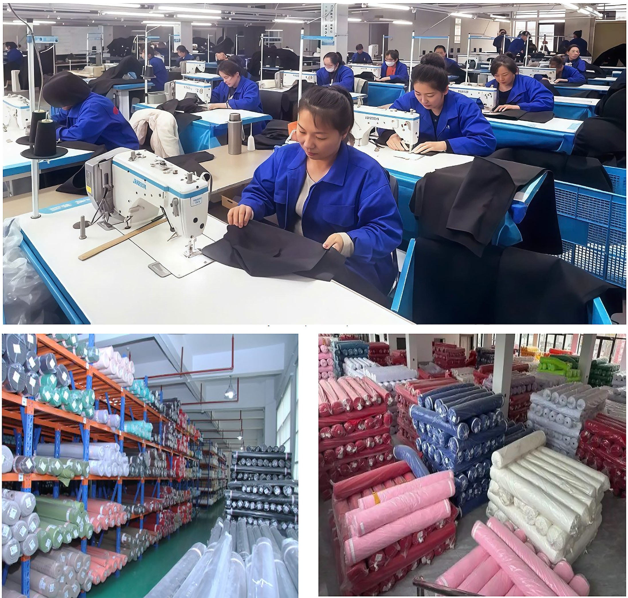 Xưởng may và kho vải của đồng phục Hồng Hà