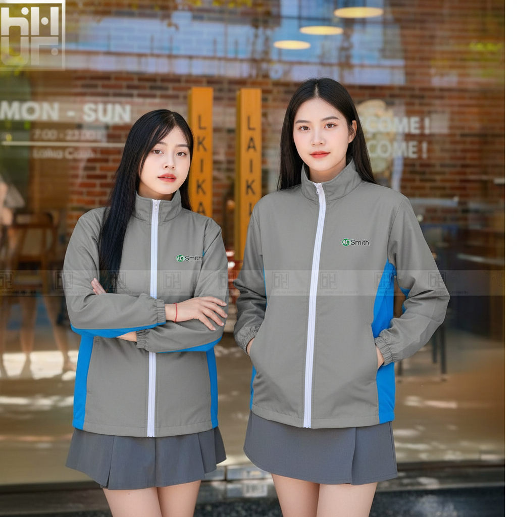 Mẫu áo khoác đồng phục công ty tại Bắc Ninh