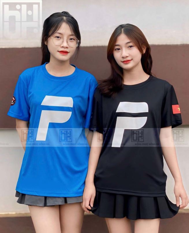 Áo thun đồng phục thiết kế đơn giản form đẹp dễ mặc