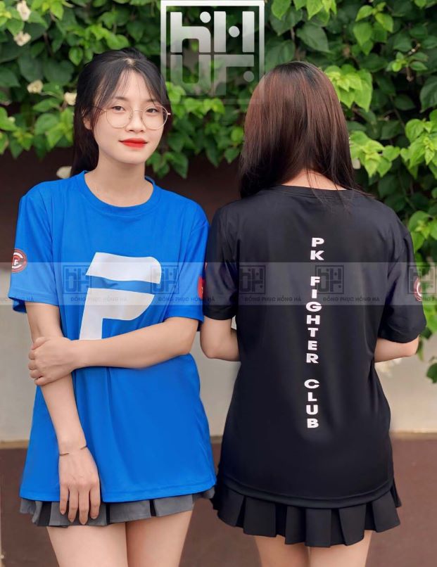 Áo thun đồng phục form suông chất liệu thoáng mát