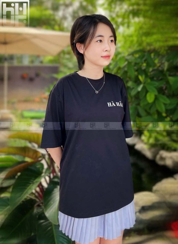 Mẫu áo thun đồng phục màu đen cho doanh nghiệp