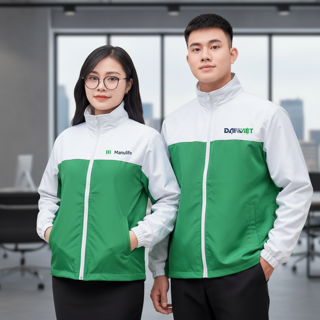 Xưởng may áo khoác đồng phục tại Quảng Ninh của Đồng Phục Hồng Hà