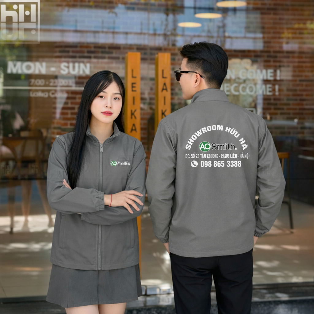 Mẫu áo khoác đồng phục công ty tại Bắc Ninh