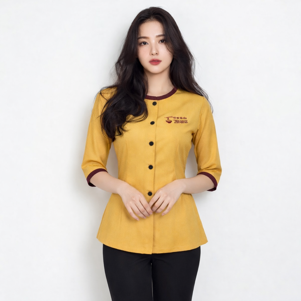 đồng phục áo bà ba nhân viên nhà hàng