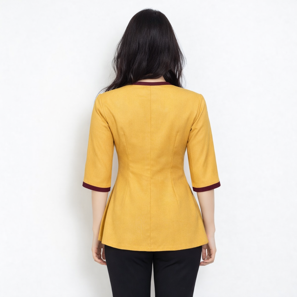 áo bà ba nữ phục vụ nhà hàng truyền thống