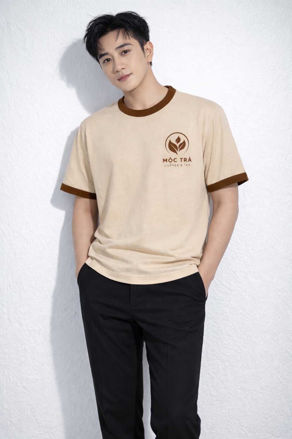 Đồng phục nhân viên phục vụ cafe trẻ trung