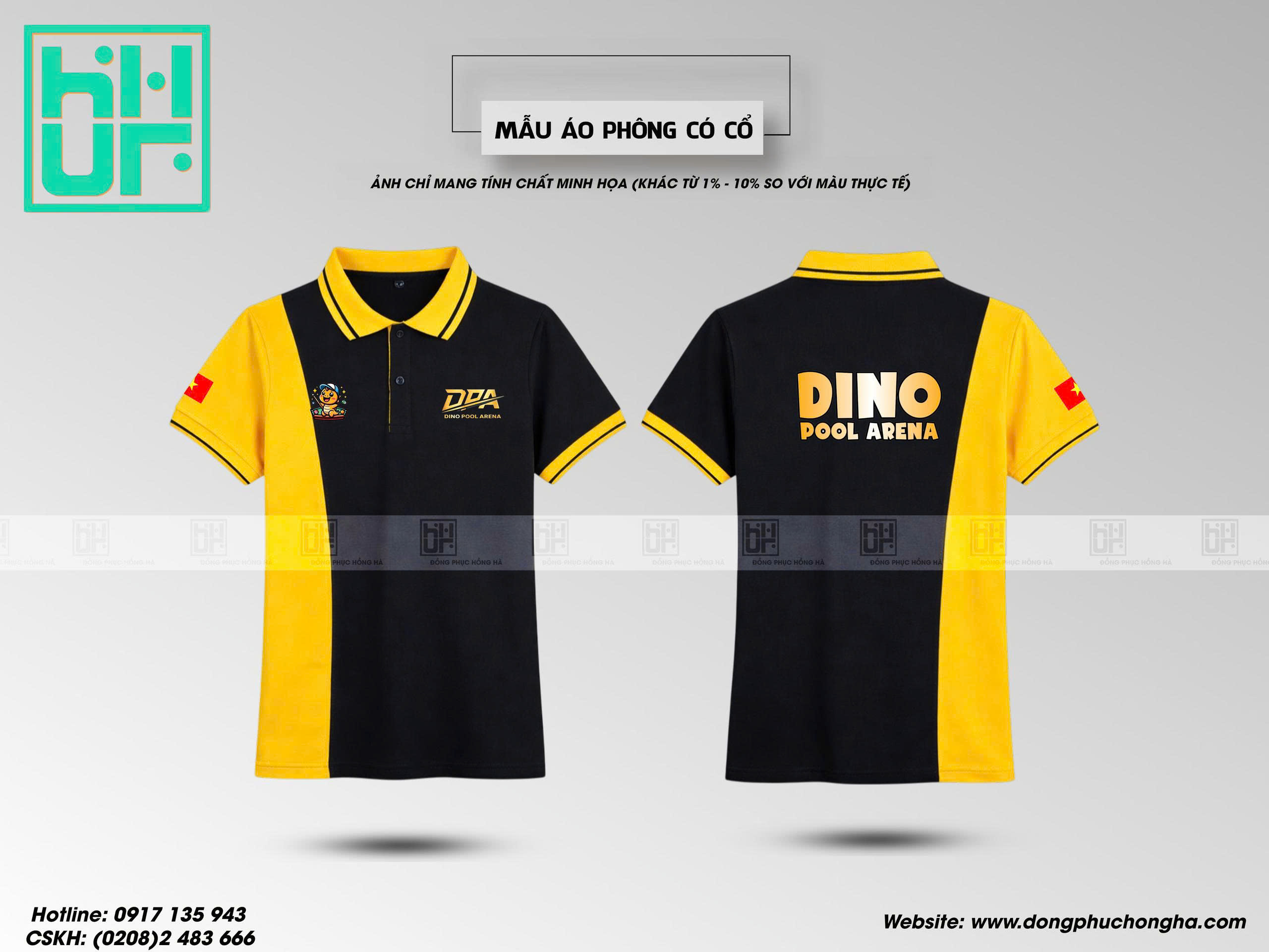 Thiết kế áo polo đồng phục công ty chuyên nghiệp