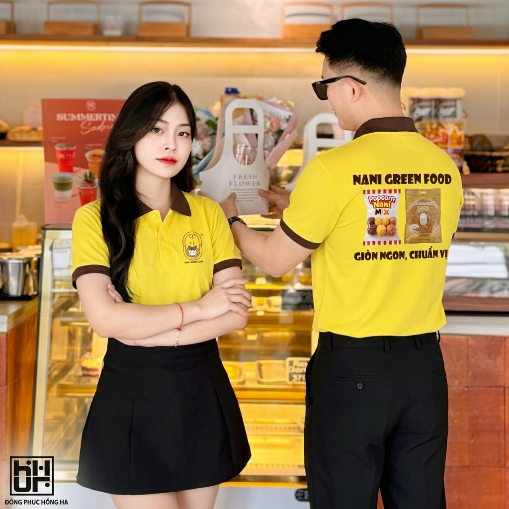 Mẫu áo polo đồng phục nhà hàng 