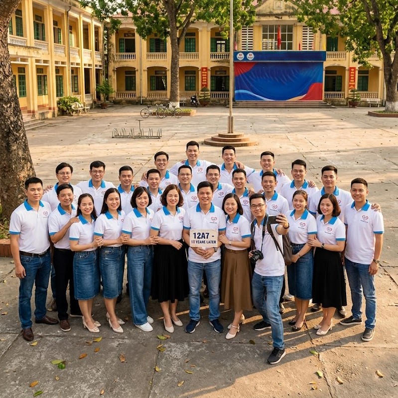 May áo lớp đồng phục tại Hà Nội đẹp giá tốt Đồng Phục Hồng Hà