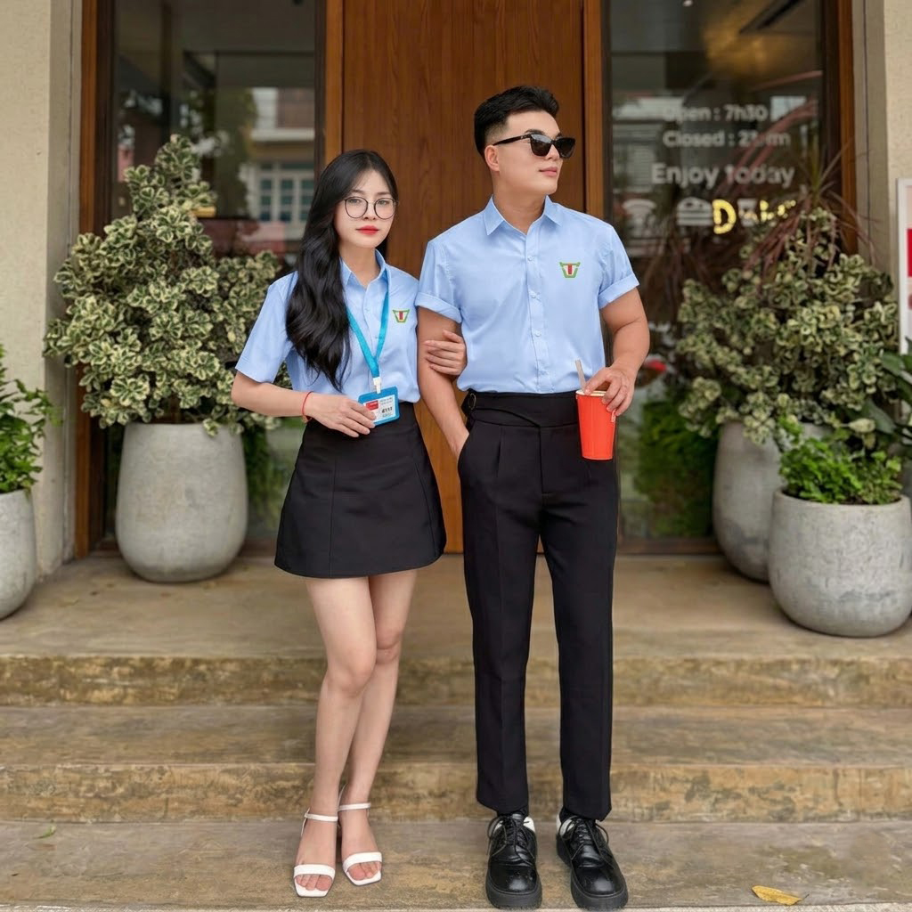 Xưởng may đồng phục công ty tại TPHCM uy tín Đồng Phục Hồng Hà