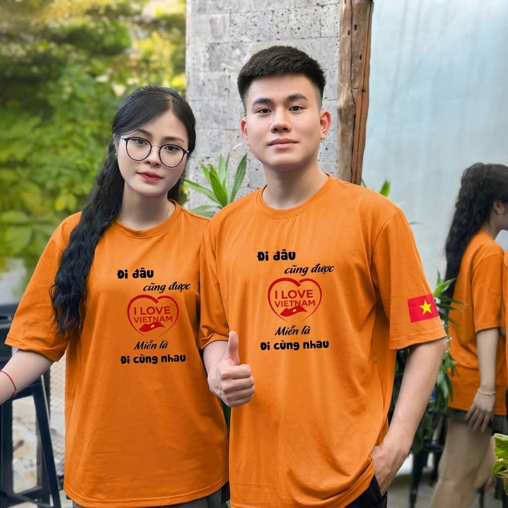 Mẫu áo thun đồng phục Hồng hà 