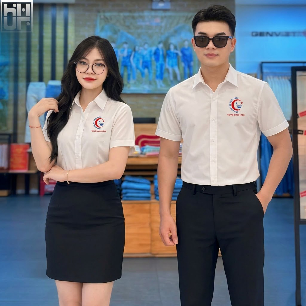 Áo sơ mi đồng phục công sở chuyên nghiệp