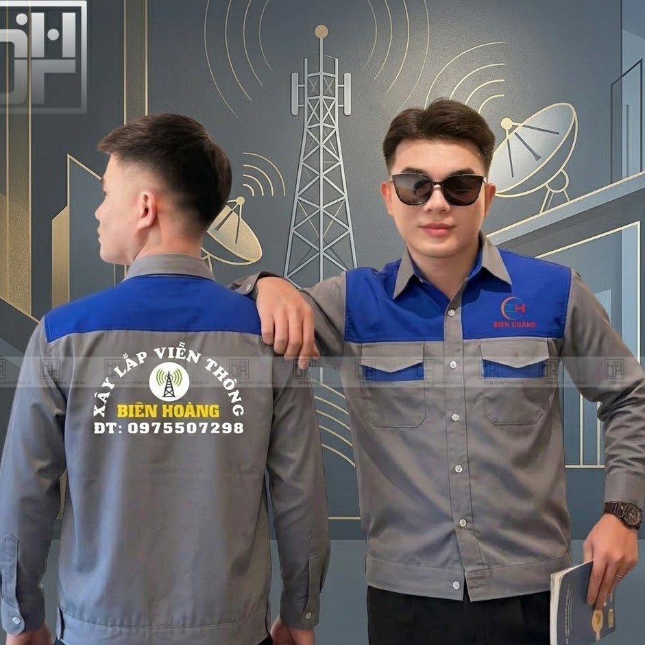Mẫu áo đồng phục kĩ thuật cao cấp