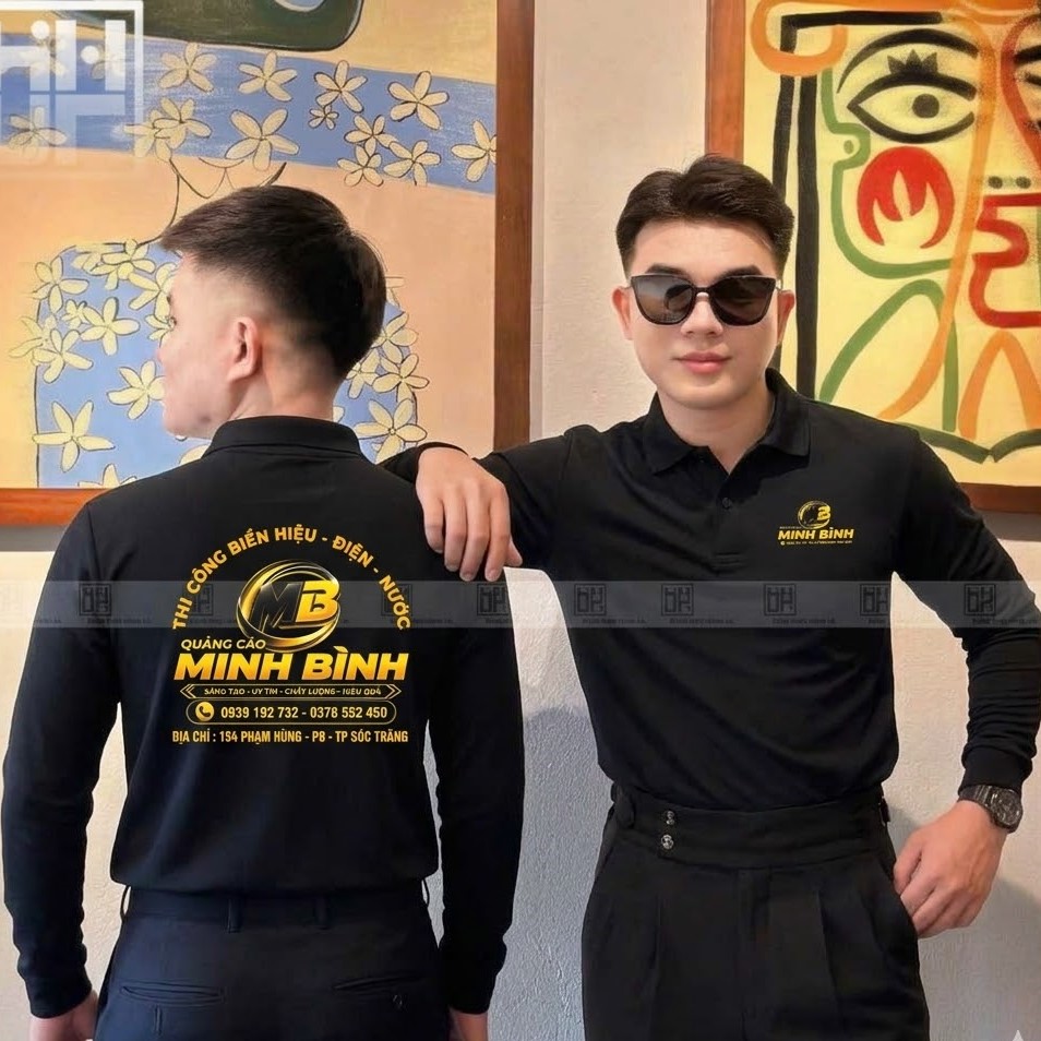 Đồng phục công ty màu đen dài tay