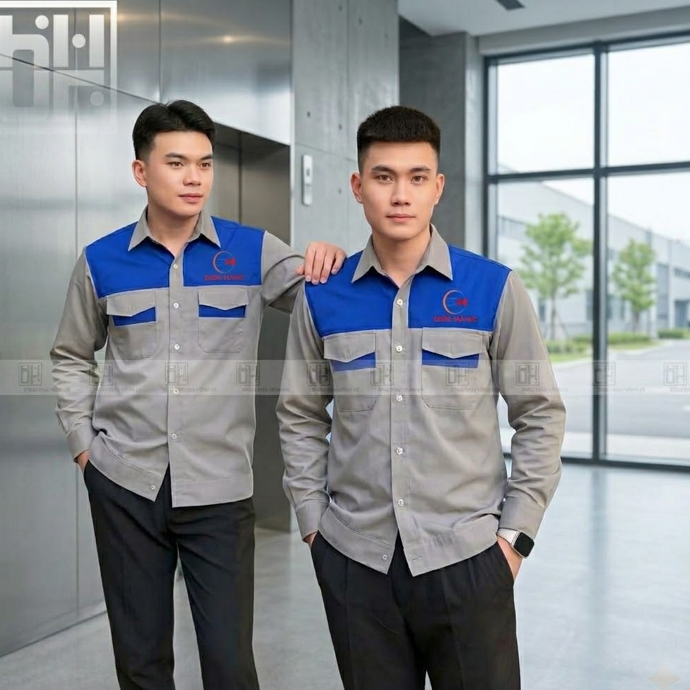   Mẫu áo đồng phục xây lắp viễn thông