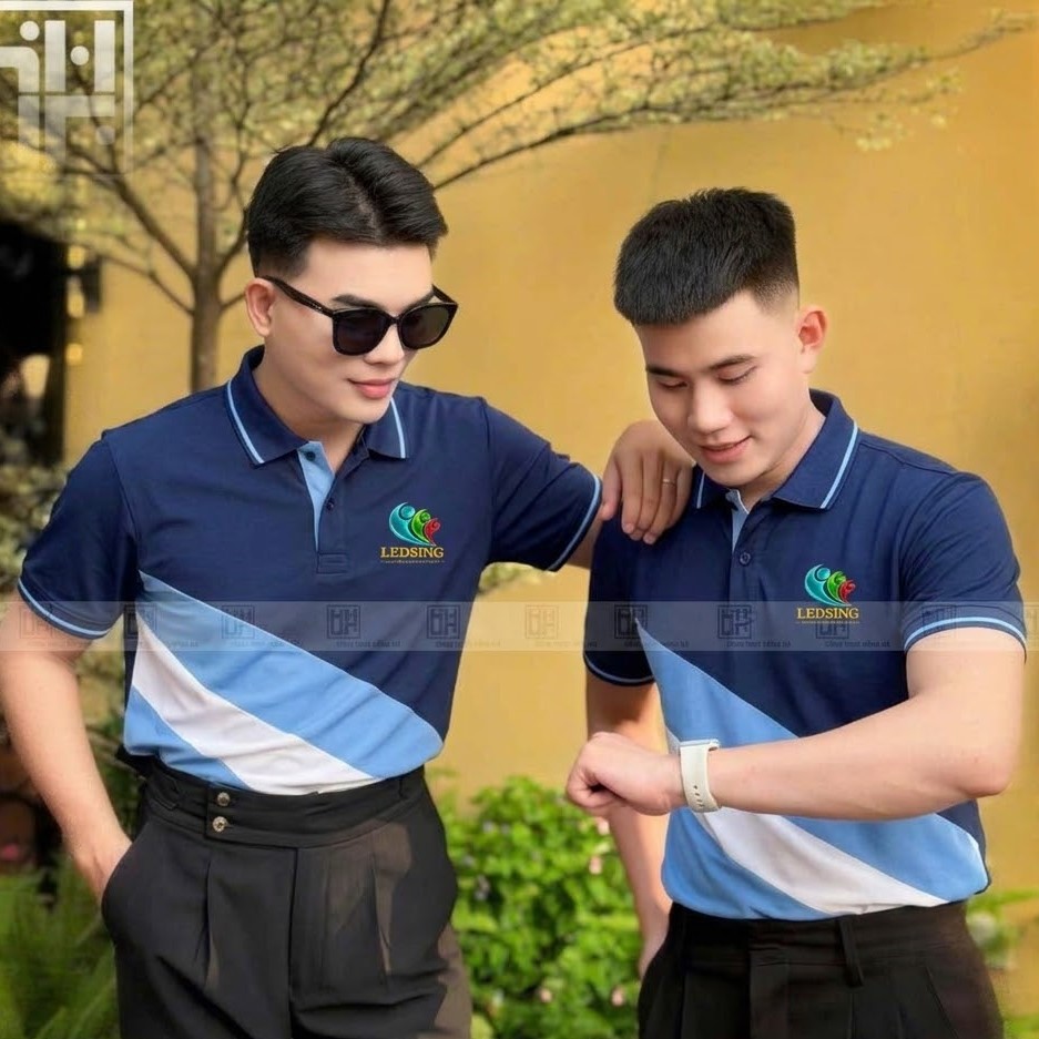                     Mẫu áo Polo đồng phục LEDSING 