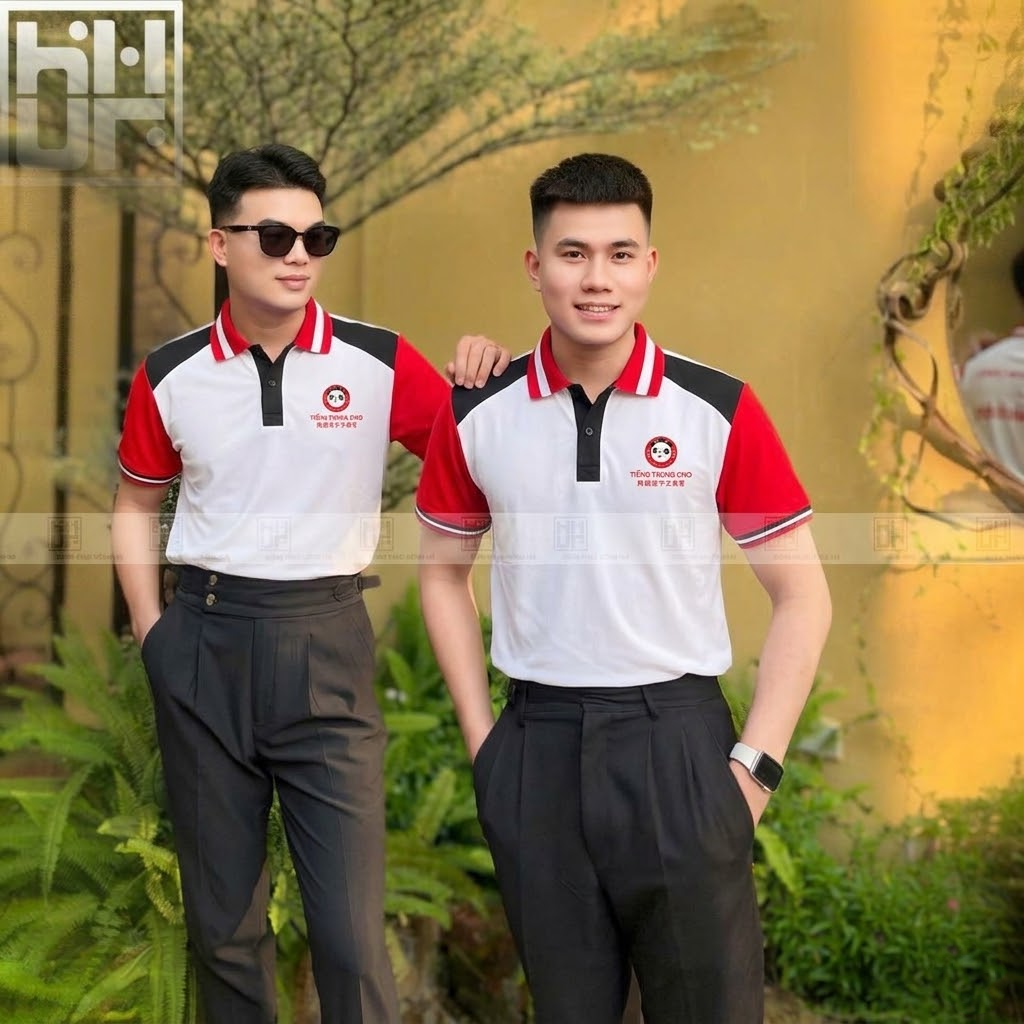 Áo polo đồng phục cao cấp cho trung tâm giáo dục