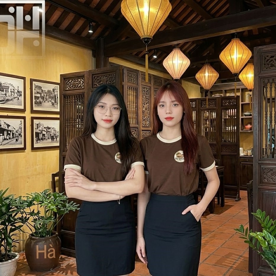      Mẫu đồng phục nhà hàng đẹp và dễ nhận diện thương hiệu