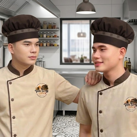 Mũ Đầu Bếp Màu Nâu