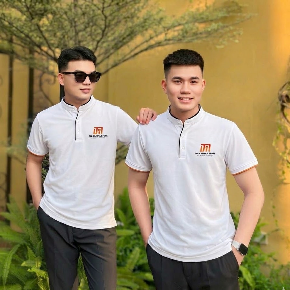 Mẫu áo đồng phục cổ tàu đẹp 
