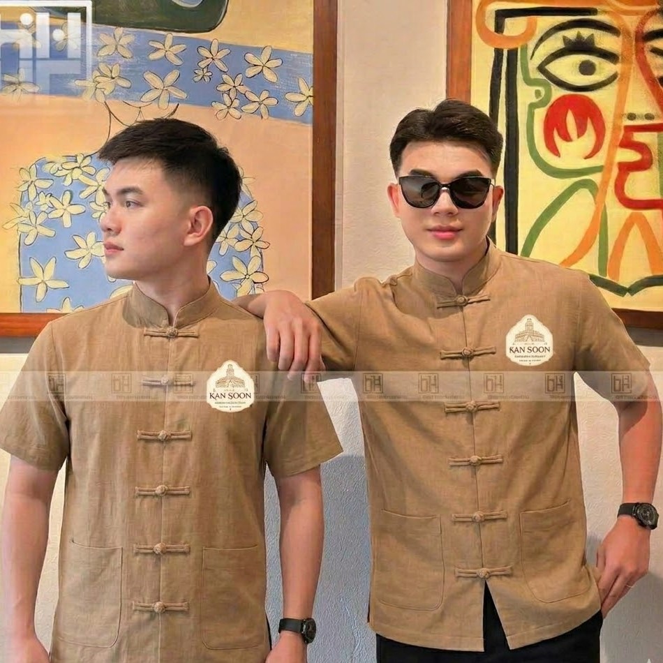 Mẫu áo đồng phục nhà hàng cổ tàu