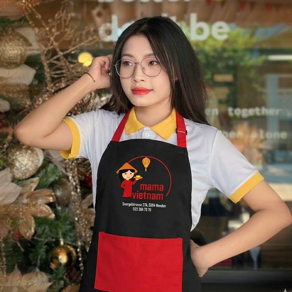 Mẫu tạp dề đồng phục đẹp
