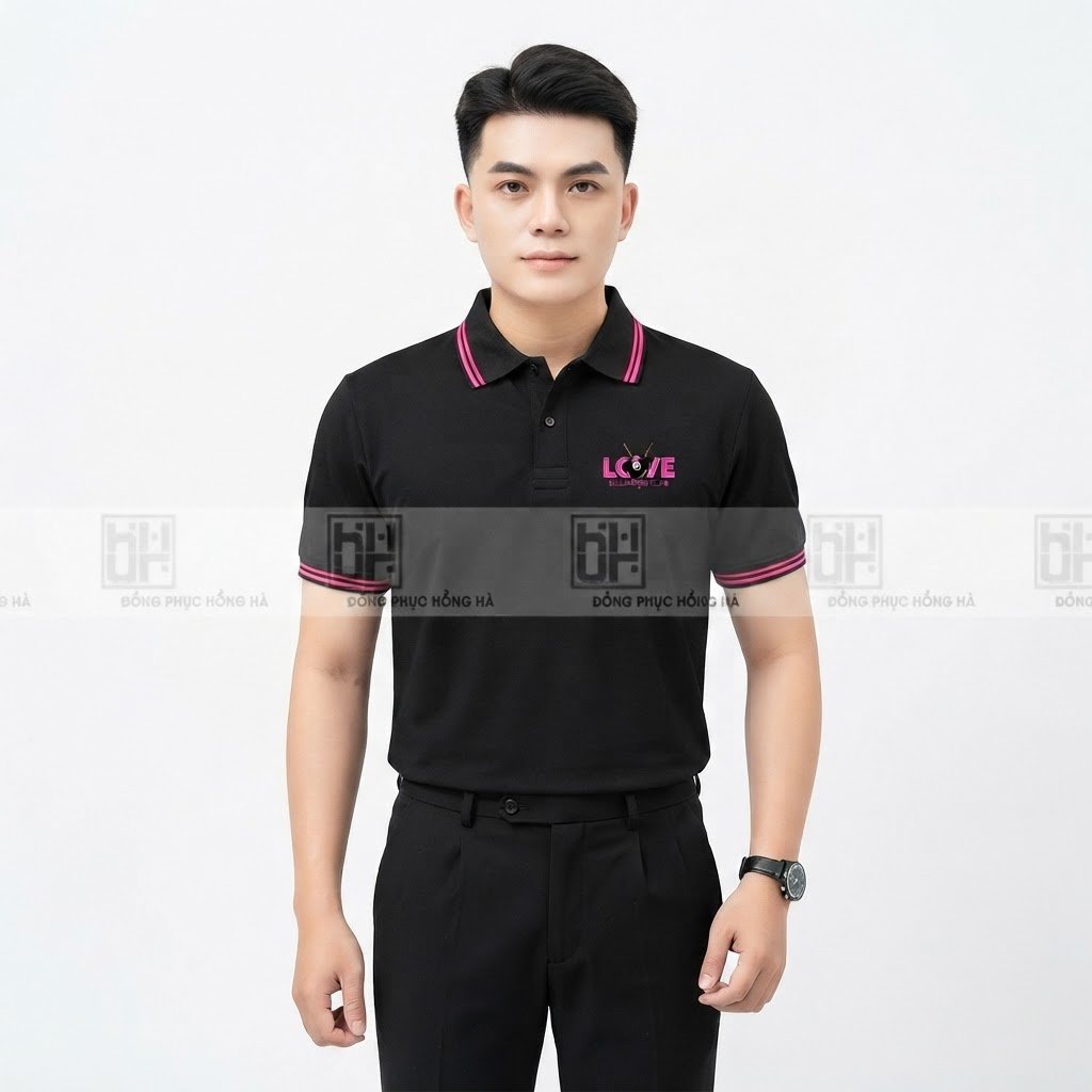 Mẫu áo polo đồng phục Billiards Club