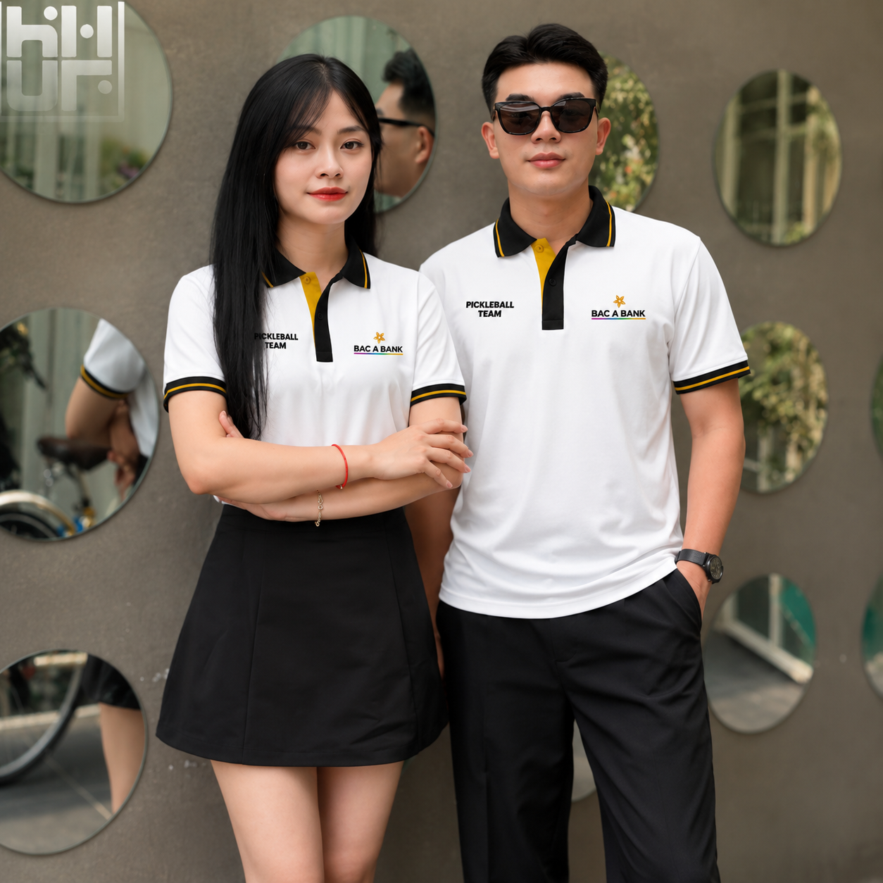 Mẫu áo polo đồng phục công sở đẹp