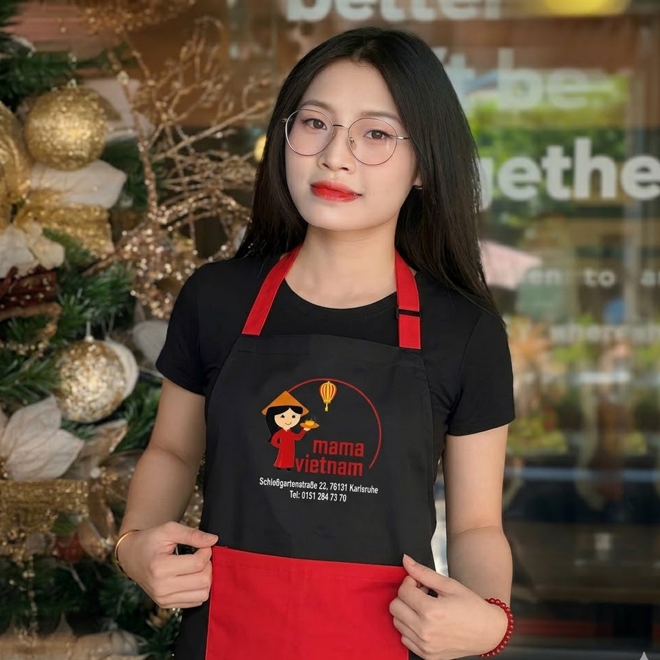 Mẫu tạp dề quán cafe đẹp