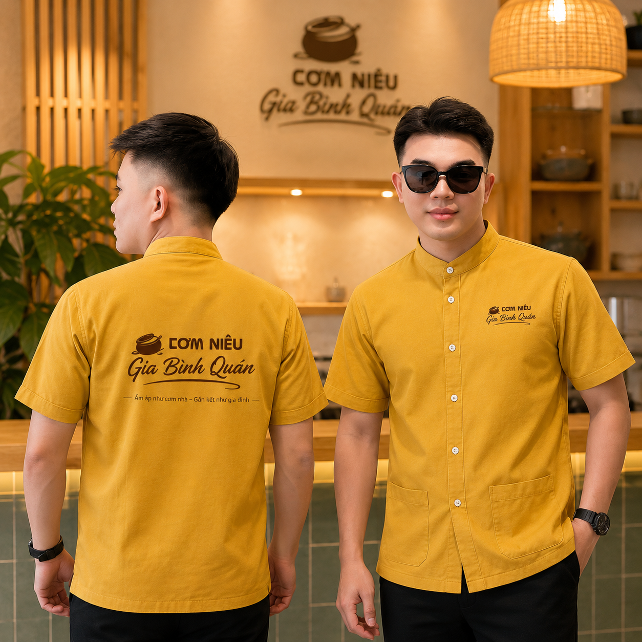 Mẫu đồng phục cơm niêu đẹp và chuyên nghiệp cho nhà hàng