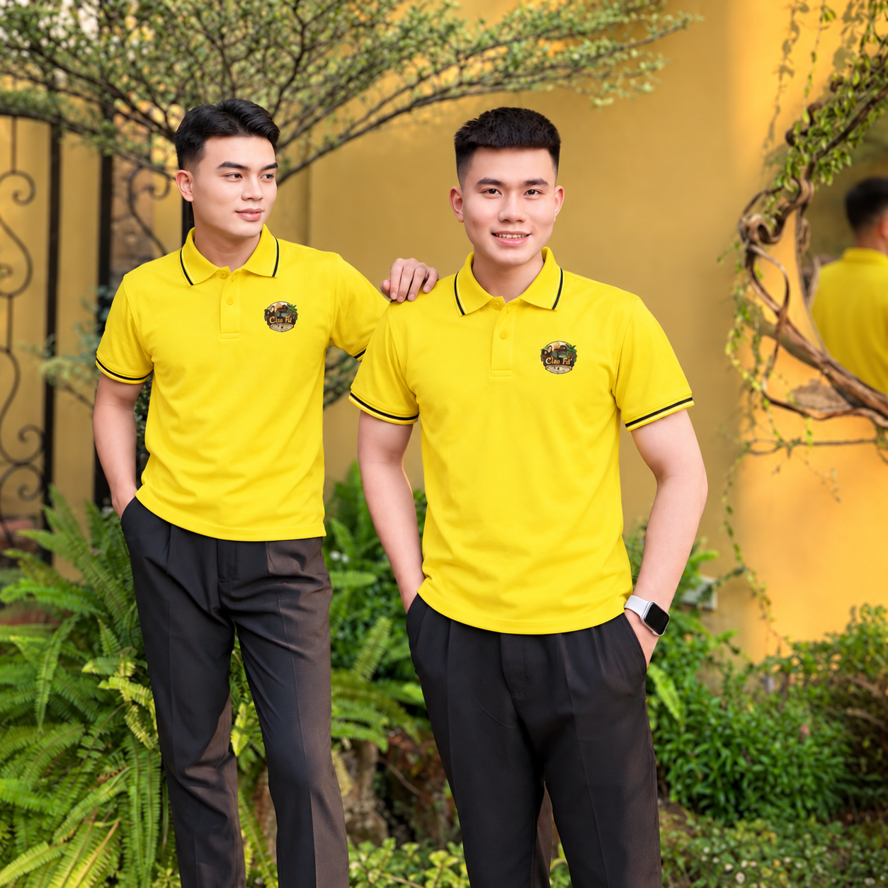 Mẫu áo polo đồng phục nhà hàng